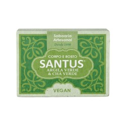 Santus - Jabón de Arcilla y Té Verde 120g Vegano