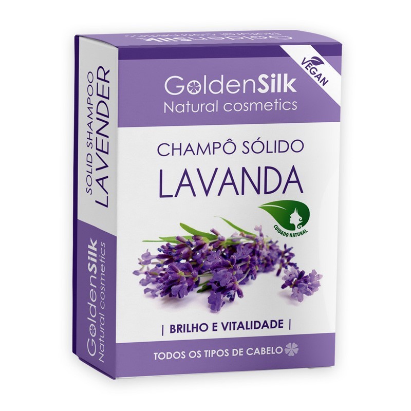 GoldenSilk - Champô Sólido Lavanda 100g vegan