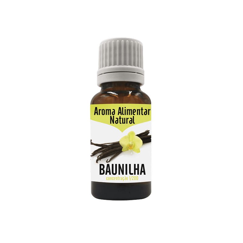 Aromatizante Natural BAUNILHA 20ml (elegante)