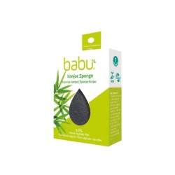 Babu - Konjac Sponge - Activated Charcoal