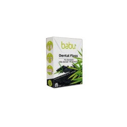 Babu - dental floss - activated carbon - 50 meters