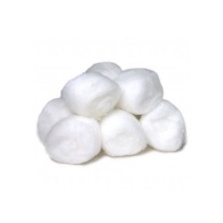 100 white cotton balls - PURE by Osmane