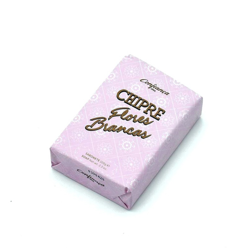 Confiança - Jabón Chipre Flores Brancas 100g